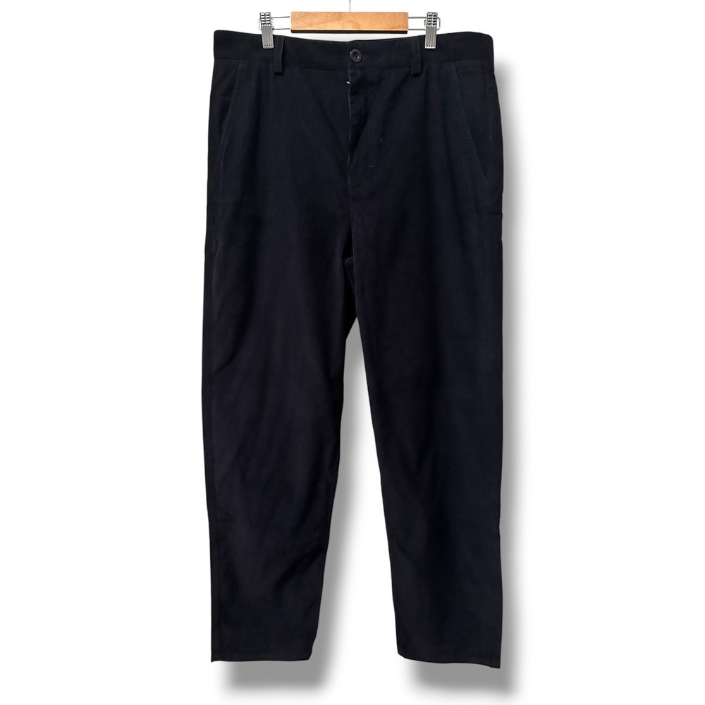 NWT COS Women's Cotton Corduroy Straight Leg Trousers Pants Navy 10 Quiet Luxury